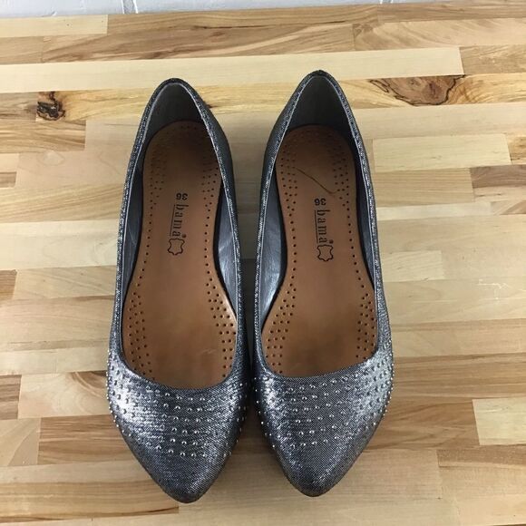 CALL it Spring ballerina sparkling shoes grey silver size 7.5 - Picture 4 of 12
